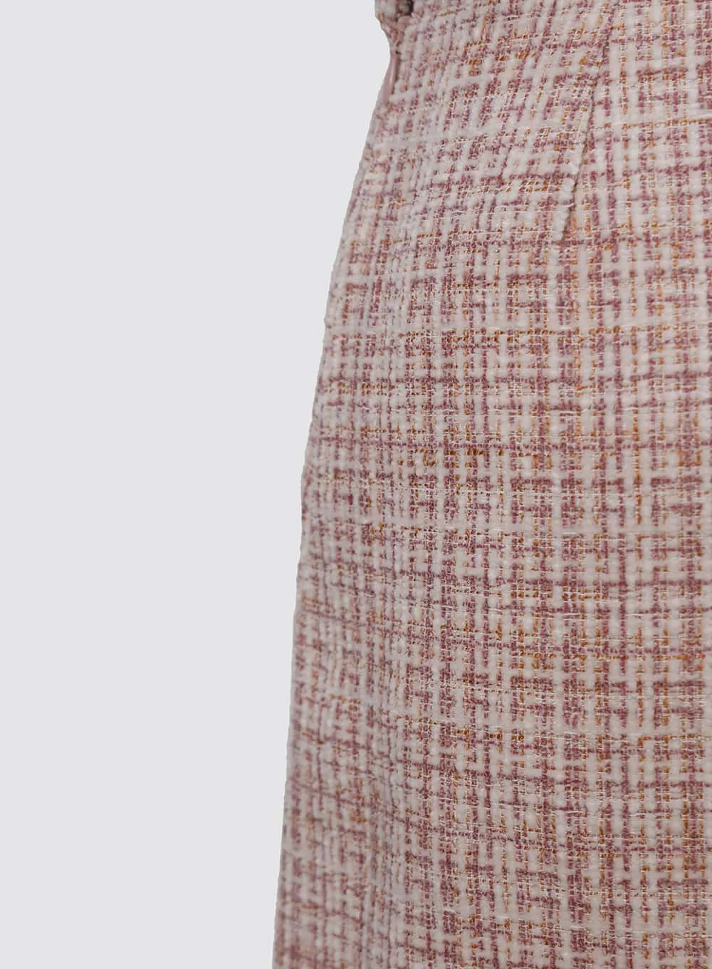 A-Line Tweed Mini Skirt IO312