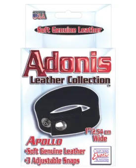 Adonis Leather Collection Apollo 3 Snap Adjustable