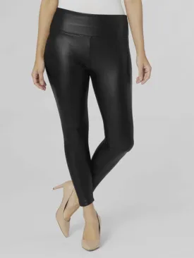 Alexi Faux Leather Legging - Black