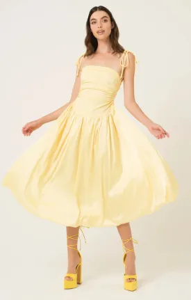 Amy Lynn Alexa Yellow Puffball Dress