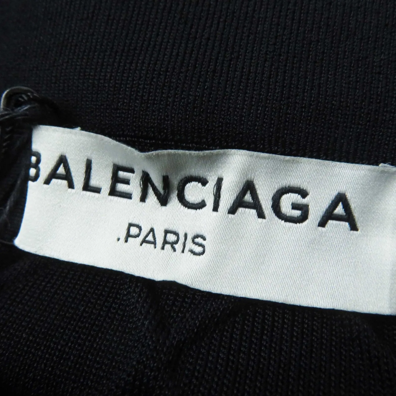 Balenciaga Rayon Knit Tight Skirt Black 34