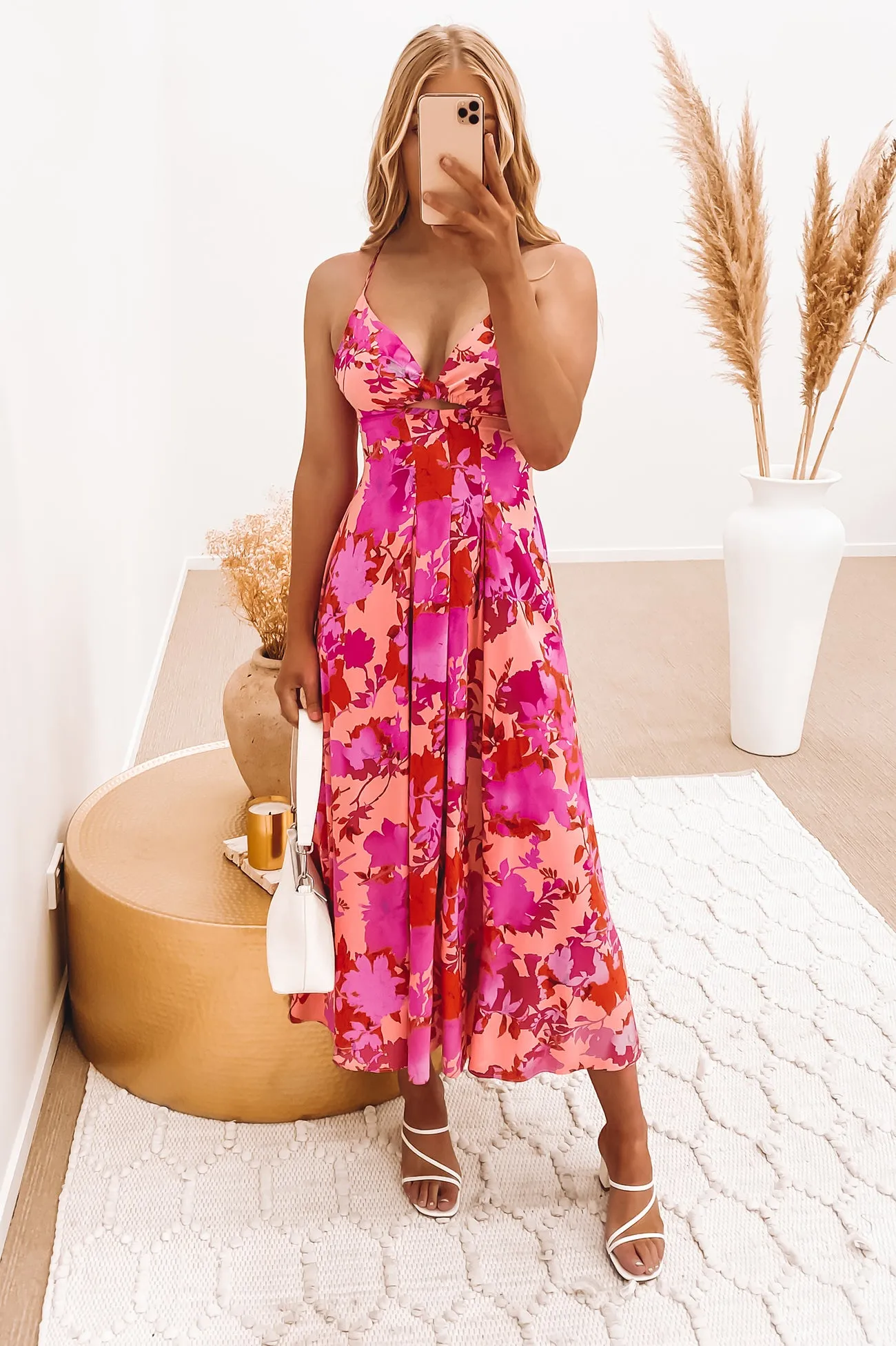 Blakely Maxi Dress Pink Floral