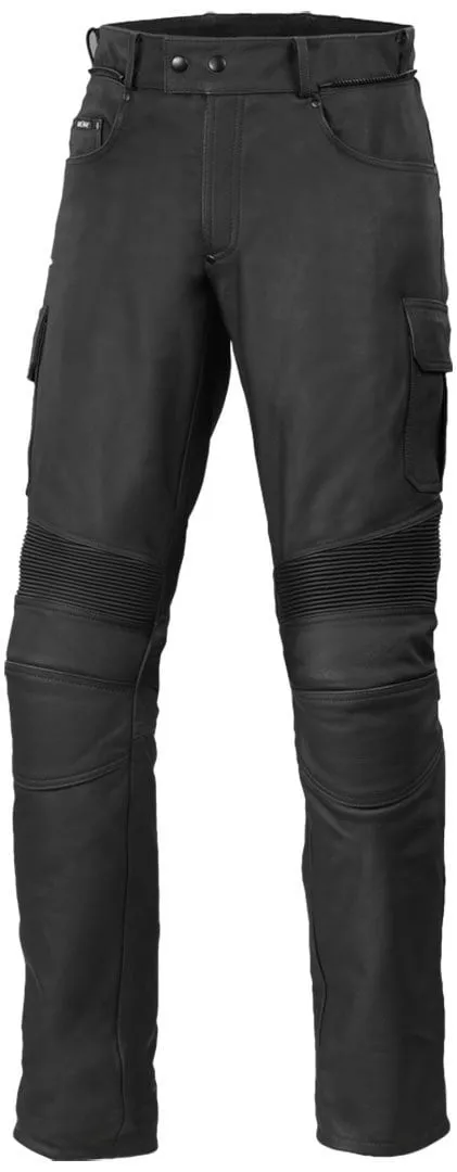 Büse Cargo leather motorcycle pants, black