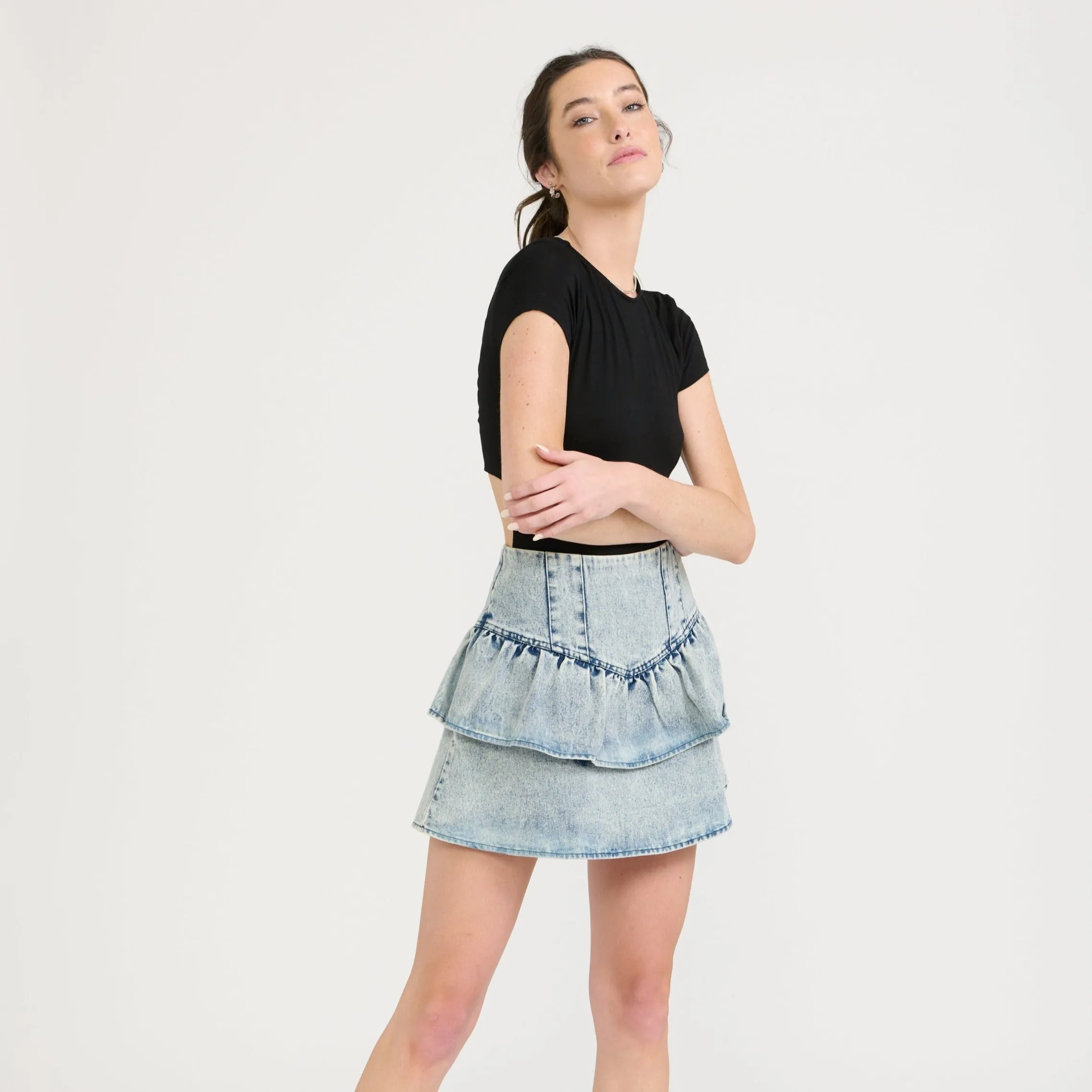 Dallas Denim Skirt