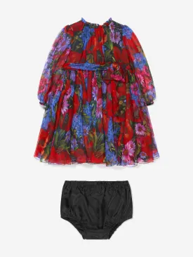 Dolce & Gabbana Baby Girls Floral Chiffon Dress