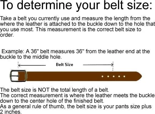 Genuine Leather Buckle Belt - Black