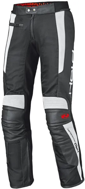 Held Takano II leather motorcycle pants, black/white