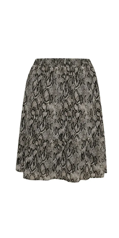 Kaffe Snake Print Skirt