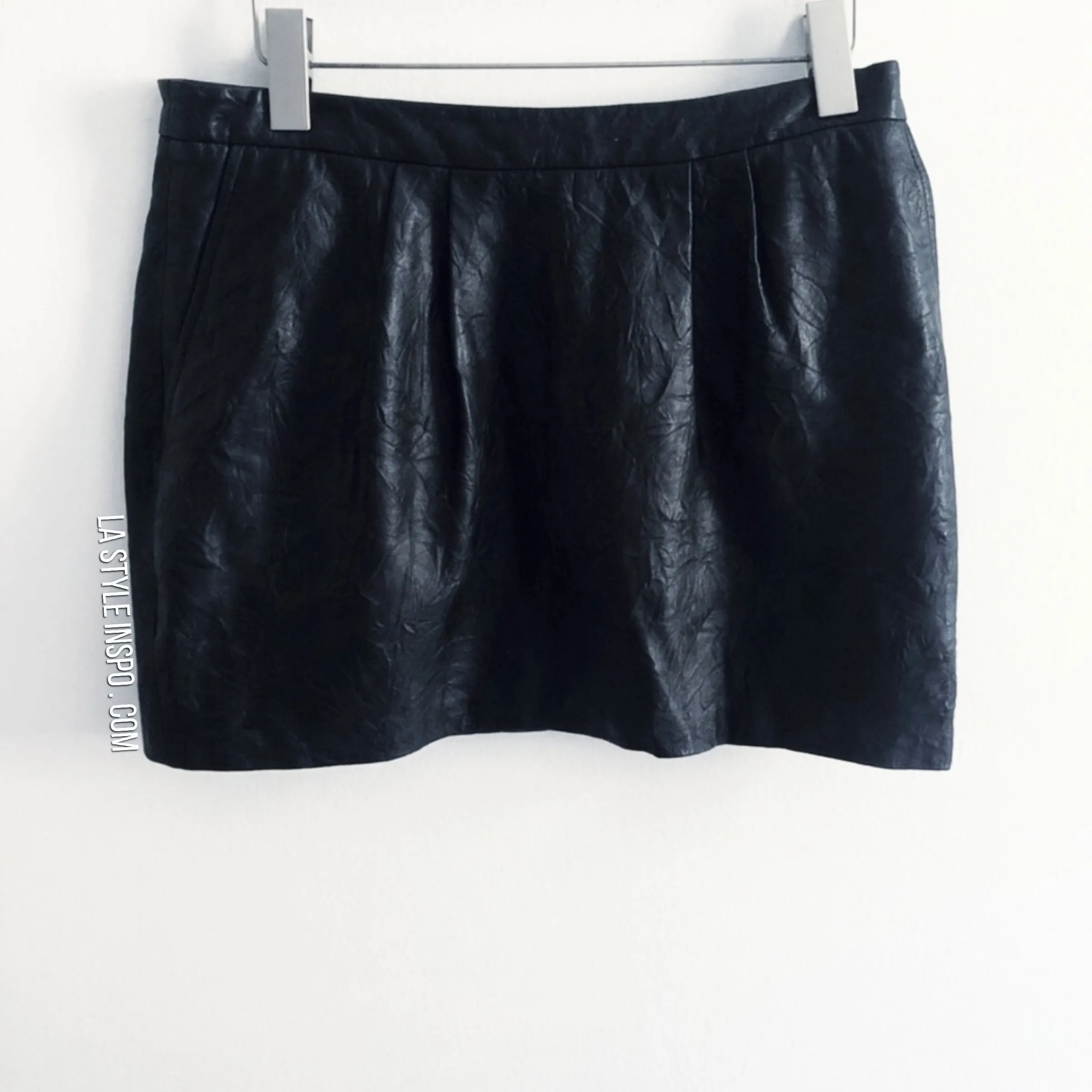 L’AGENCE Lambskin Mini Skirt As Seen On Miley Cirus Size 4