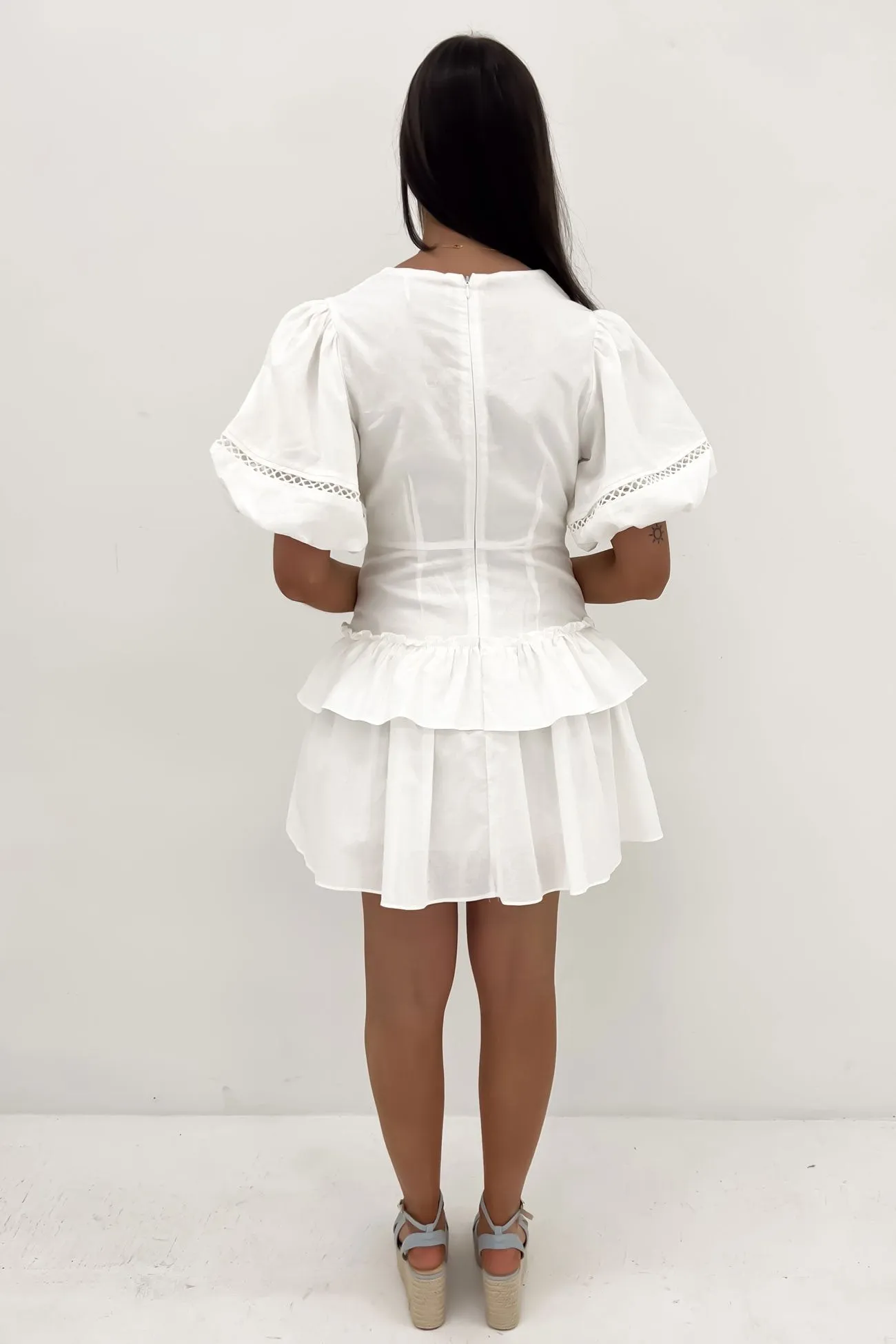 Lisa Mini Dress White