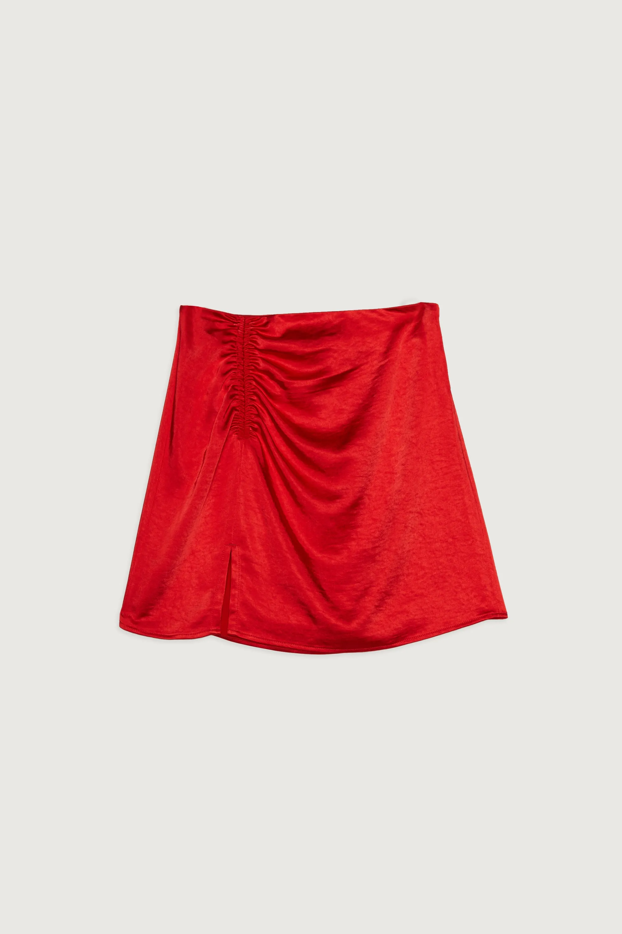 MINI SATIN SKIRT