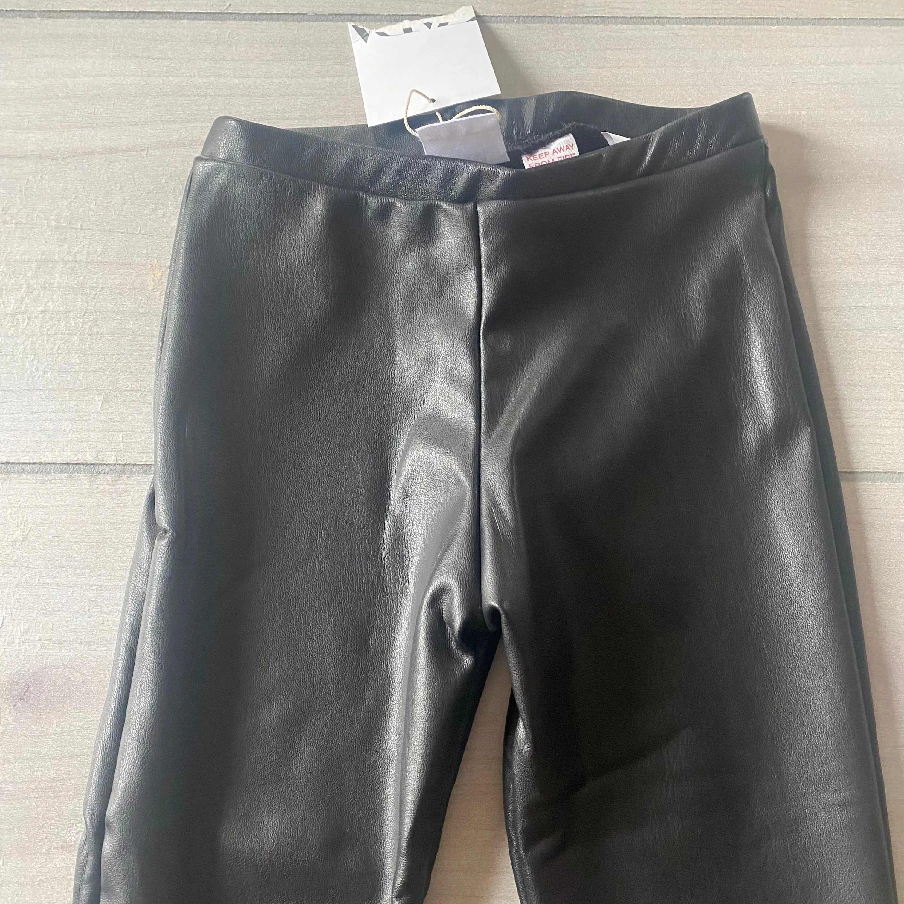 NWT Zara Faux Black Leather Pants