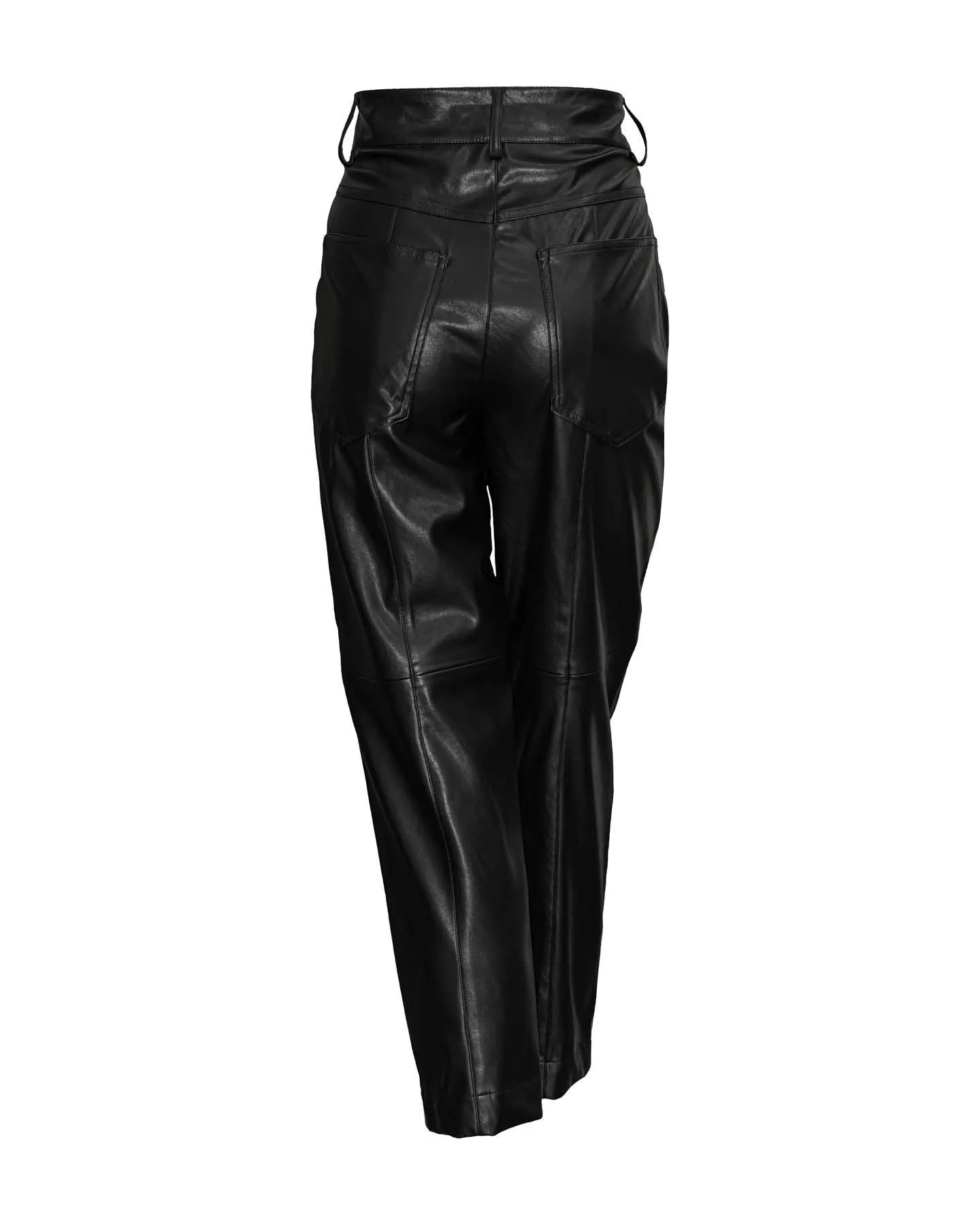 Pleather Lantern Pants