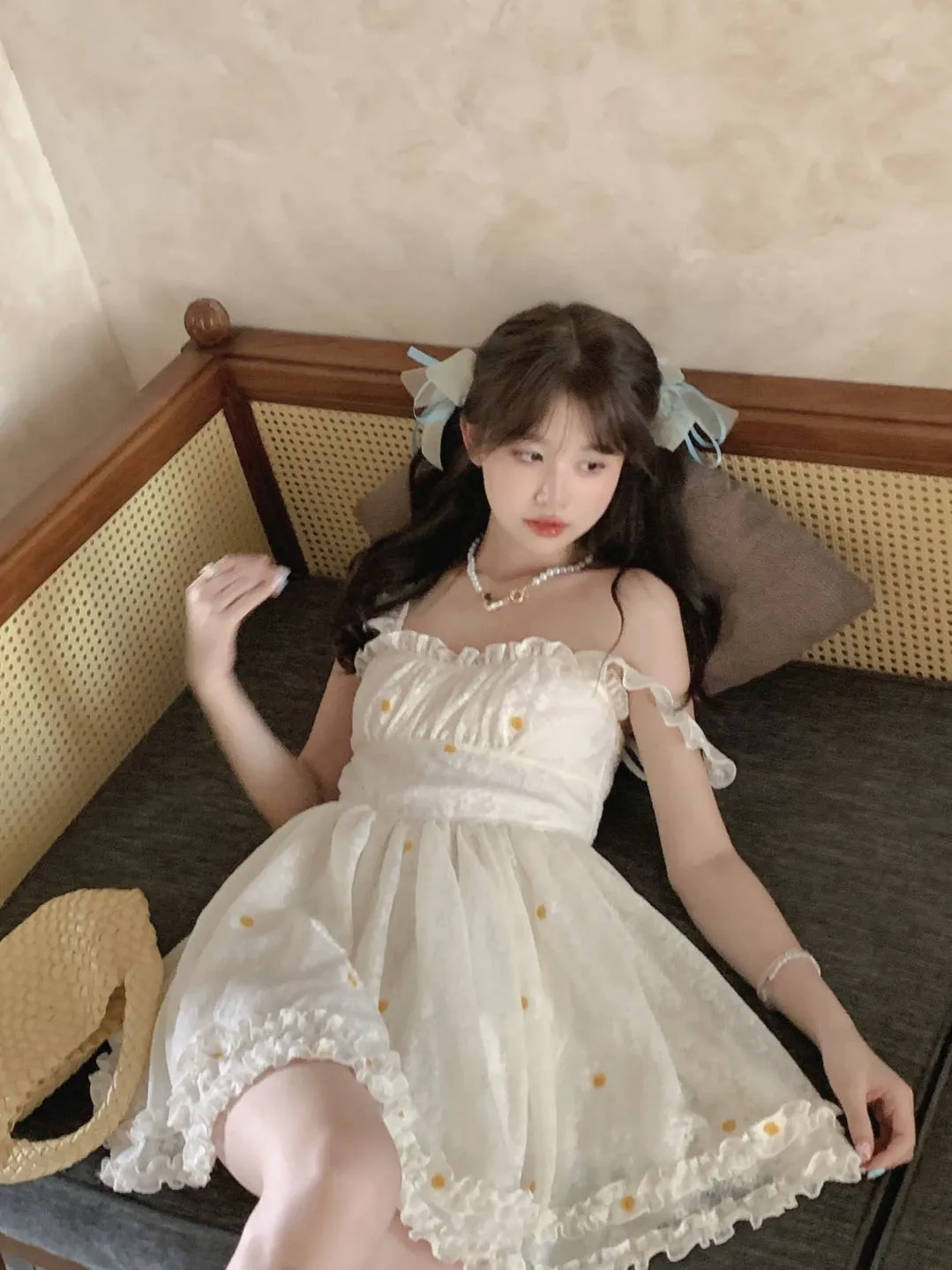 [Rose Candy] Daisy Delight Tulle Dress