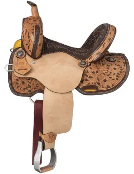 Royal King Light Oil Youth Hawley Barrel Saddle Package