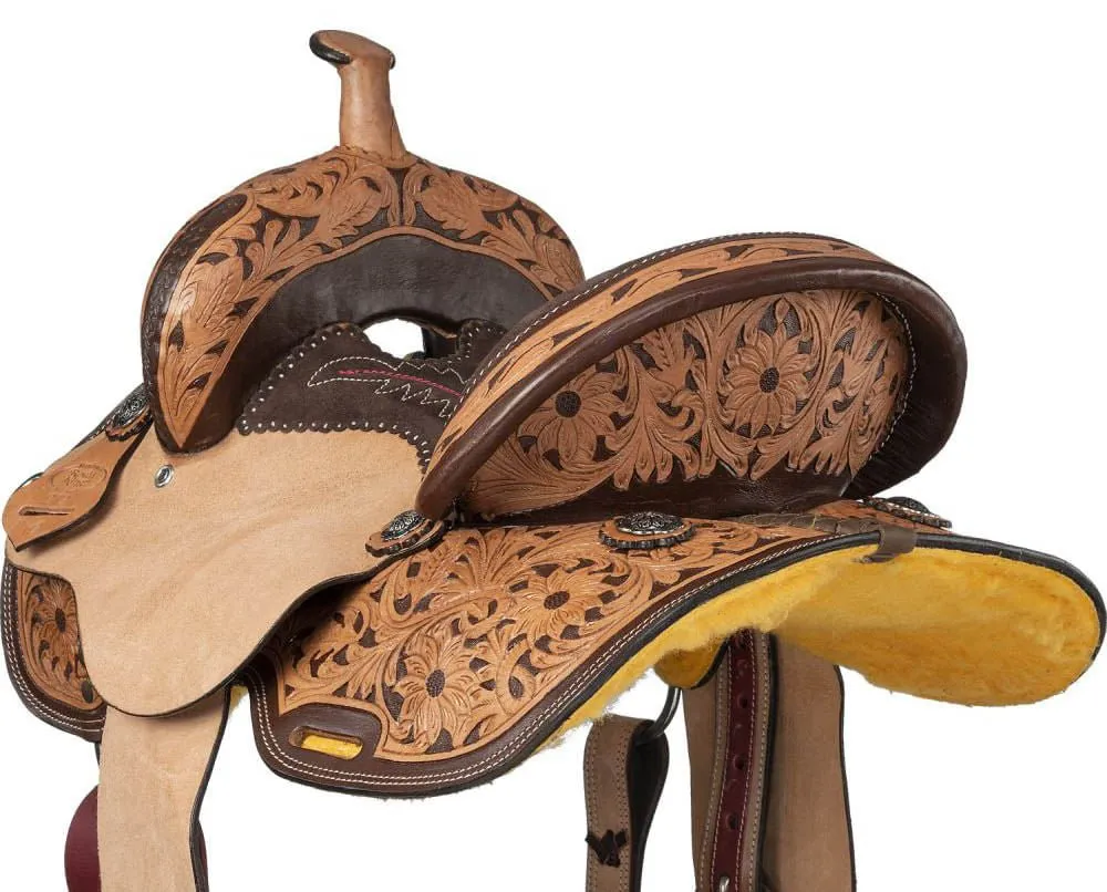 Royal King Light Oil Youth Hawley Barrel Saddle Package