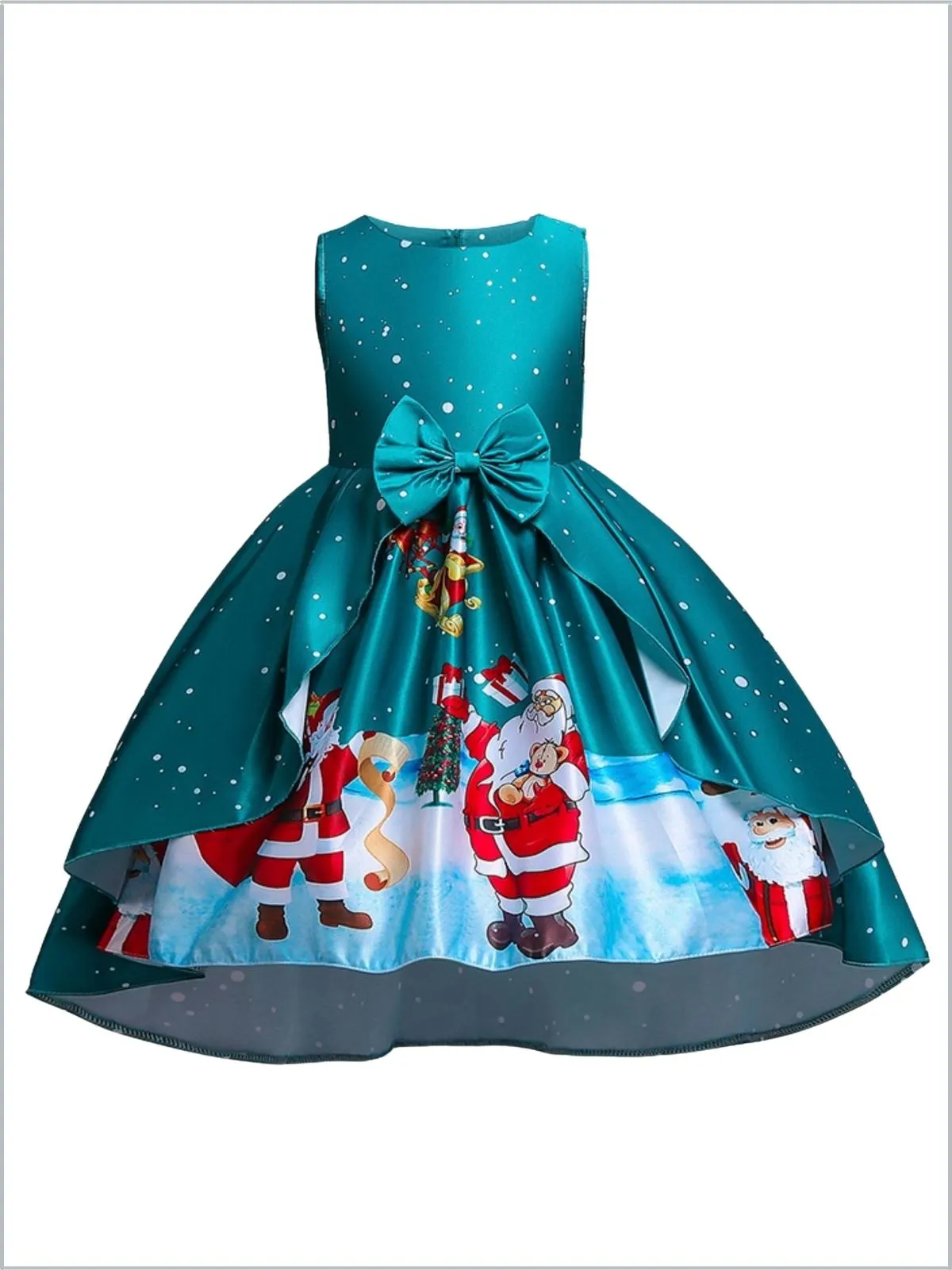 Santa Time Holiday Scene Dress