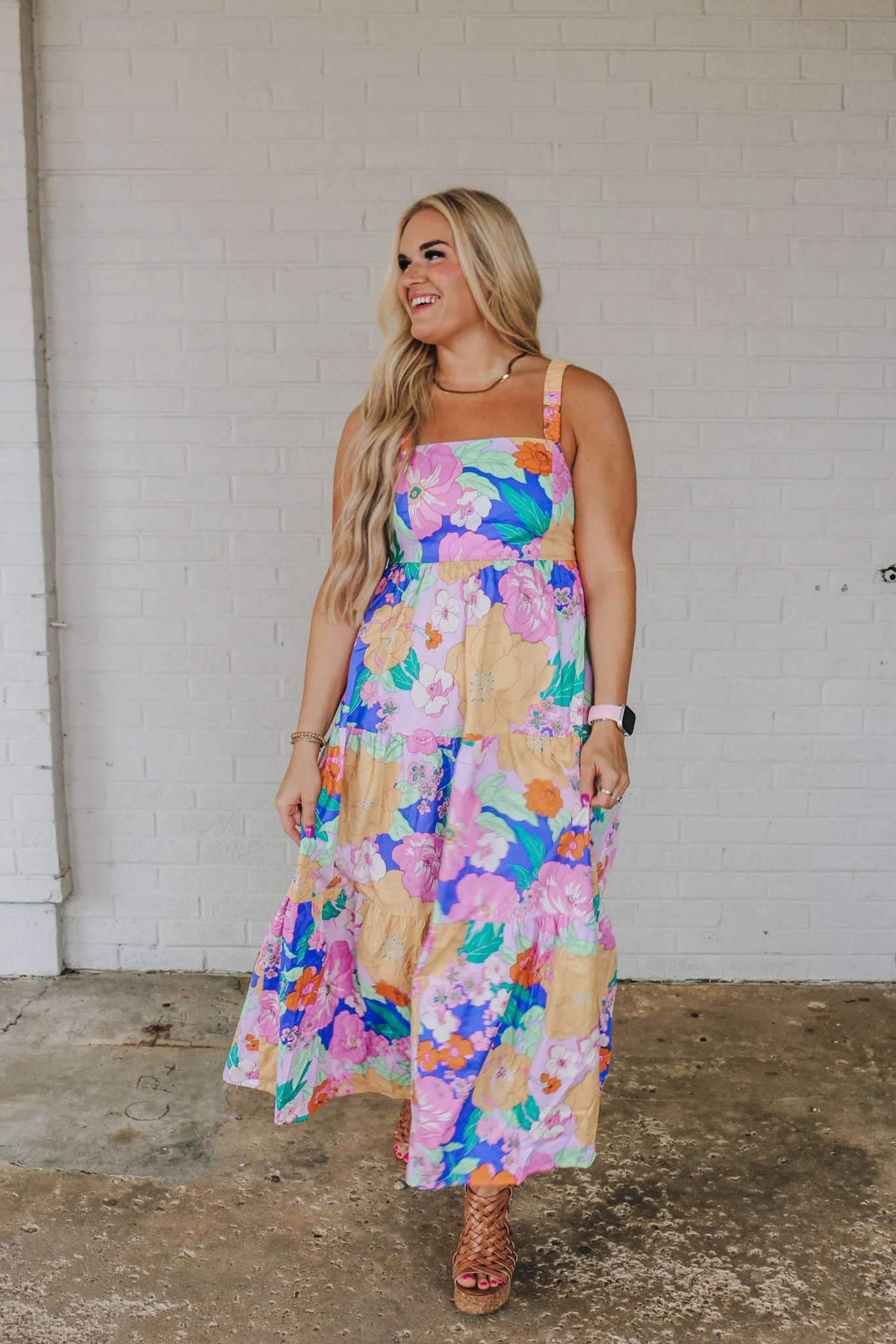 Smiles & Spritzers Floral Maxi Dress - 2 Colors