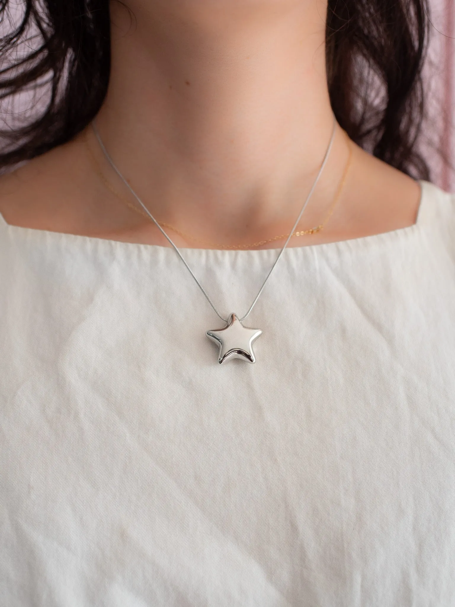 Star Necklace- Silver