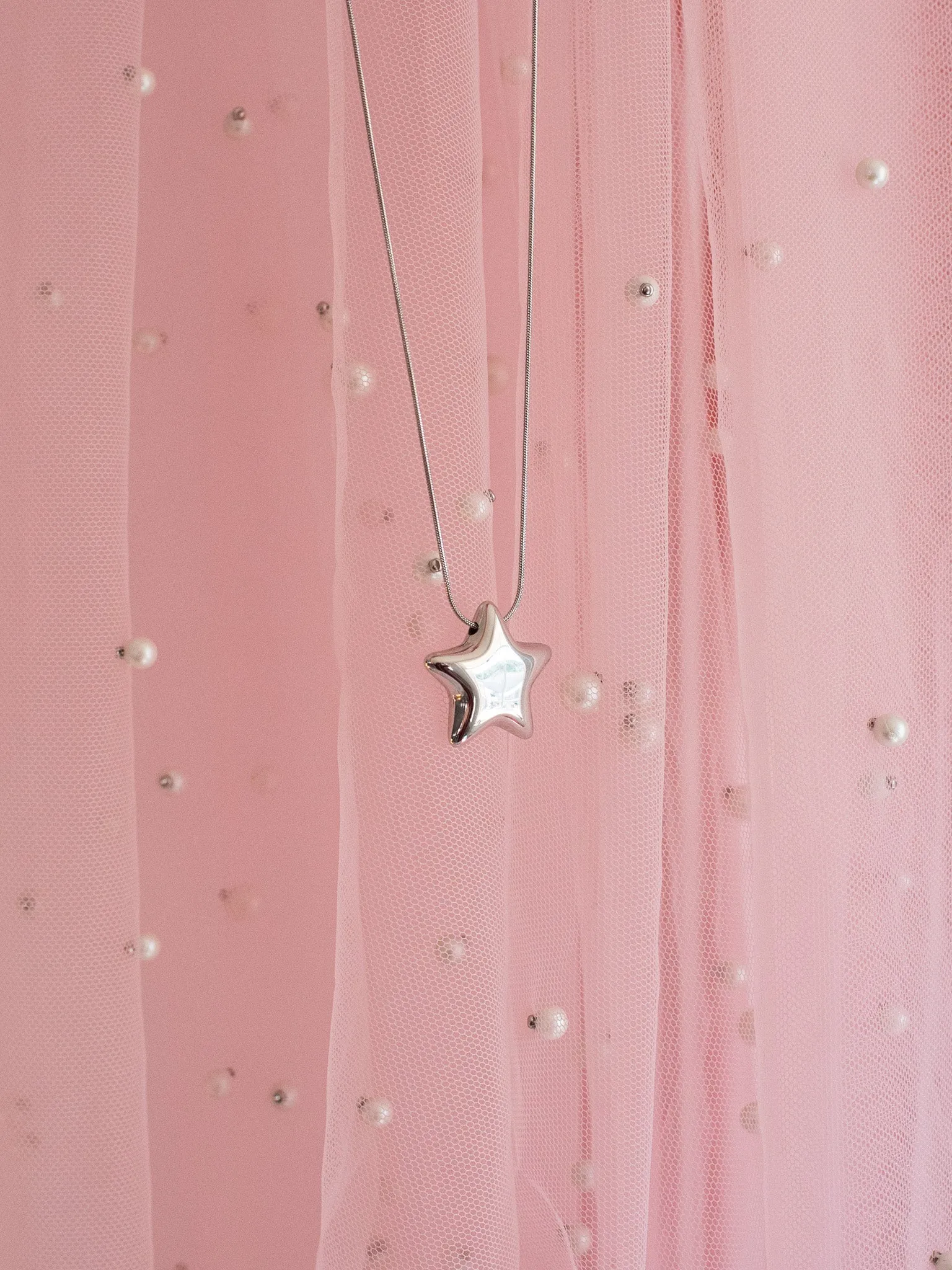 Star Necklace- Silver